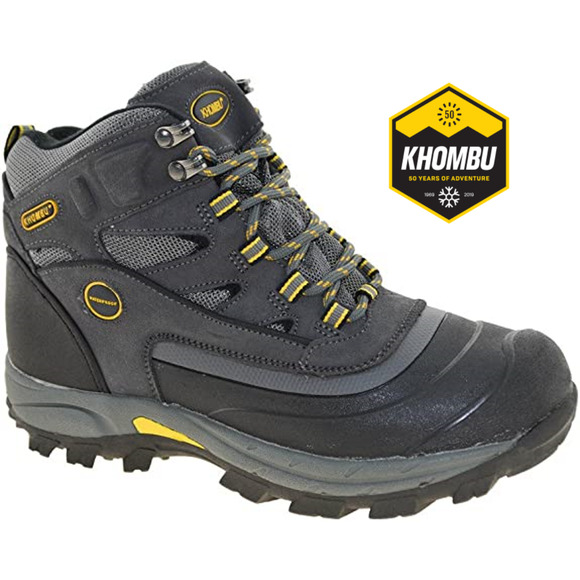 Khombu Flume Hiker Terrain Weather Rated Boots US 9M Gray...